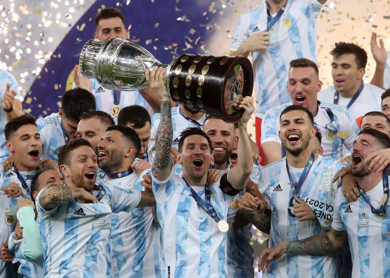 Tras 28 años Argentina se consagró campeón en el Maracaná tras ganarle 1-0 a Brasil
