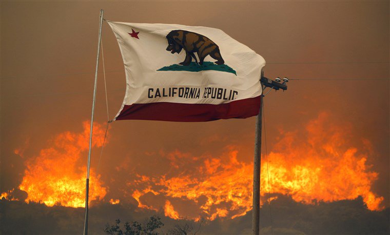 Otras vez California en llamas